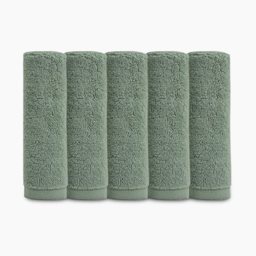 Natemia Organic Cotton Baby Washcloths - Sage