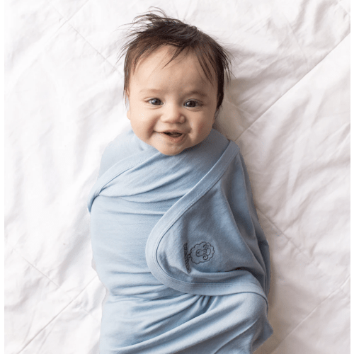 Woolino - Baby Swaddle Blanket | Natural Merino Wool Swaddler