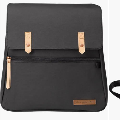 Meta Backpack in Black Matte Canvas