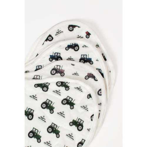 AFC Tractor Print Burp Cloth - 4 Pack – American Farm Company
