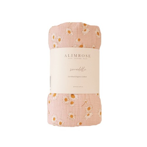 Alimrose Daisy Days Muslin Swaddle