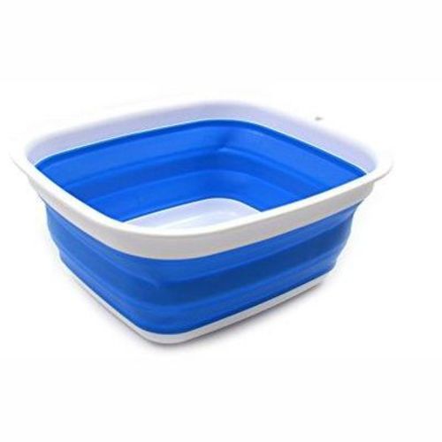 SAMMART Collapsible Wash Tub - Foldable Dishpan