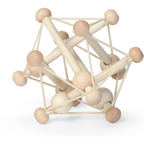Manhattan Toy Skwish Natural Rattle and Teether Grasping Activity Toy