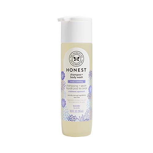 The Honest Company Truly Calming Lavender Shampoo + Body Wash | Tear Free Baby Shampoo + Body Wash | Naturally Derived Ingredients | Sulfate & Paraben Free Baby Wash | 10 fl. oz.