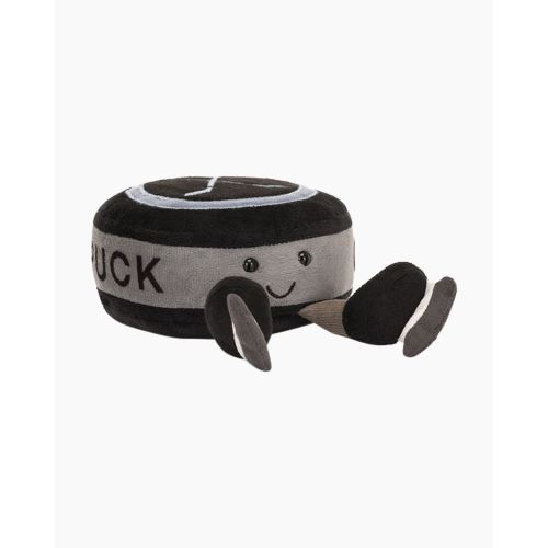 Amuseables Sports Ice Hockey Puck Plush Toy