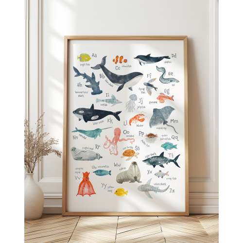 Forest Animals Positive Affirmations Poster for Nursery & Kids