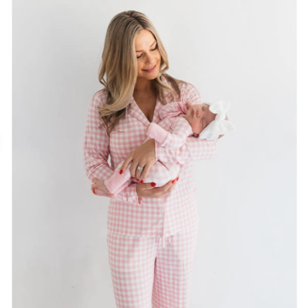 Blush Gingham Women's Set – In My Jammers