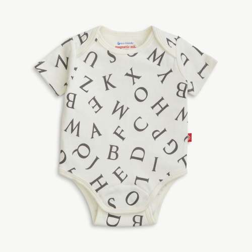 love letters organic cotton magnetic bodysuit – Magnetic Me