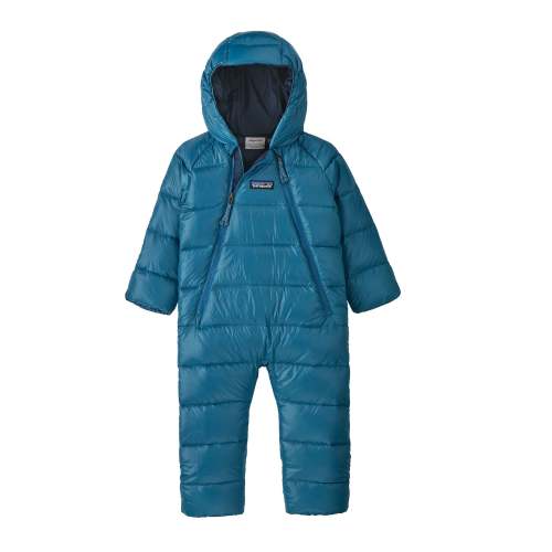 Infant Hi-Loft Down Sweater Bunting - Wavy Blue - 3-6M