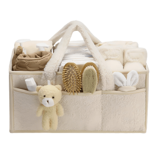 Snuggly Nursery Organizer Bag - Creamy White