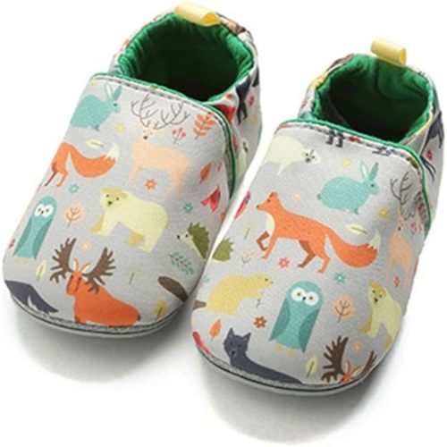 LAFEGEN Non Slip Soft Sole Infant Toddler Slipper