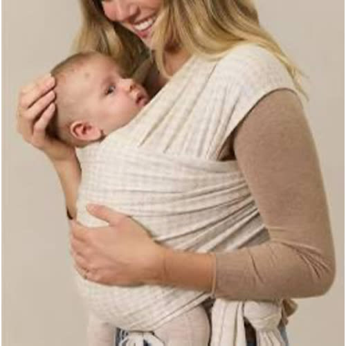 Cream Houndstooth Wrap