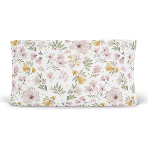 Maeve's Mauve & Mustard Floral Changing Pad Cover
