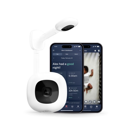 Nanit Pro Smart Baby Monitor & Wall Mount, White