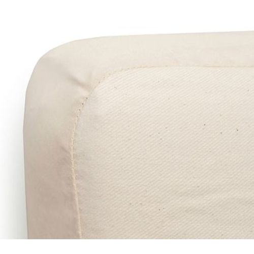 Naturepedic Organic Cotton Waterproof Crib Mattress Pad, White, Crib