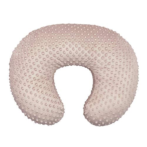 OWLOWLA Minky Nursing Pillow Cover, Breastfeeding Pillow Slipcover Fits Nursing Pillow for Baby Boy Girl(Tan)