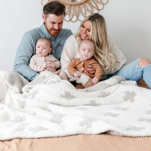 DOUBLE-LAYER BAMBONI® THROW BLANKETS (Swiss Cross Double Layer)