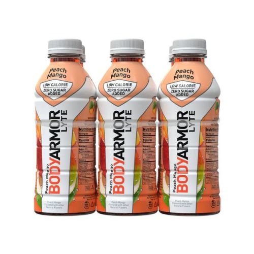Bodyarmor Peach Mango Lyte Sports Drink - 6pk/20 Fl Oz Bottles