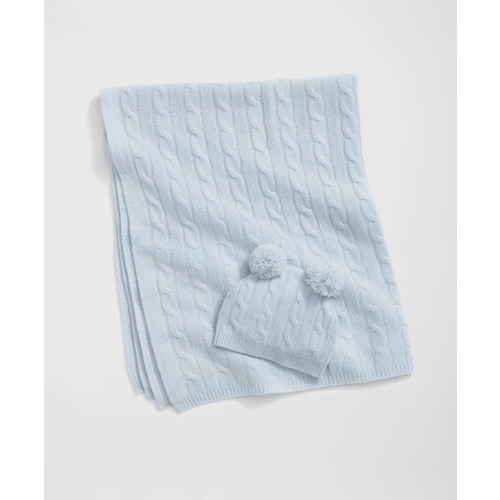 Cashmere Baby Blanket & Beanie Gift Set