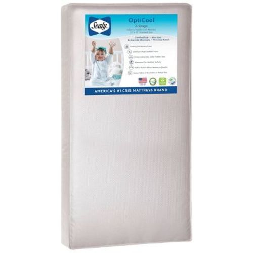 Sealy Opticool 2-stage Cool Foam Crib And Toddler Mattress
