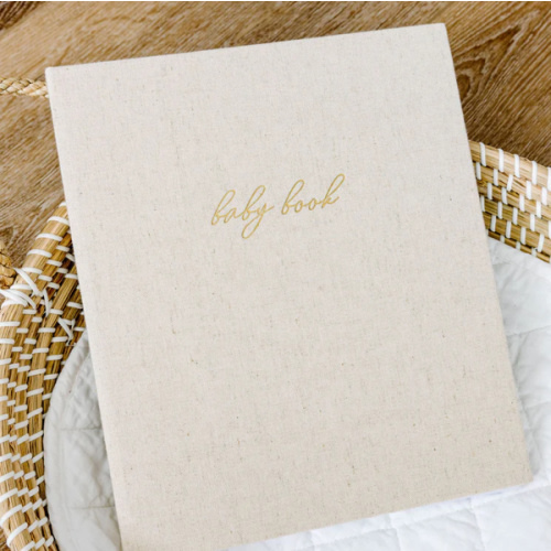 First Year Baby Memory Book - Sand