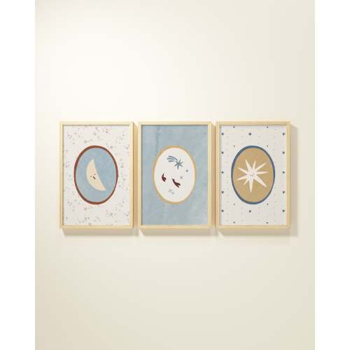 Folk Poetry Framed Wall Art Set