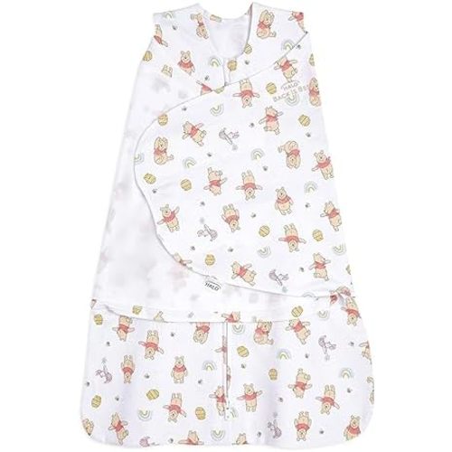 HALO Disney Baby 100% Cotton Sleepsack Swaddle, 3-Way Adjustable Wearable Blanket, TOG 1.5