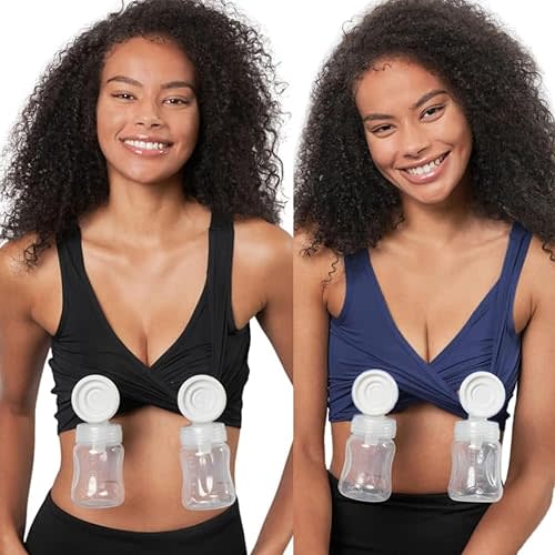 Black with Blue Pumping Bra - Medium