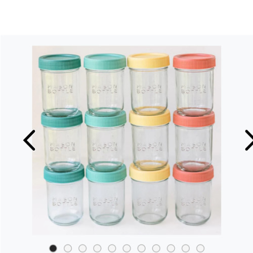Breastmilk Storage Jar Set – Mason Bottle