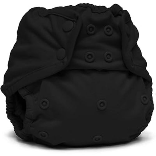 Kanga Care Rumparooz Double Leg Gusset Reusable Cloth Diaper Cover One Size Snap | Phantom 6-35 lbs
