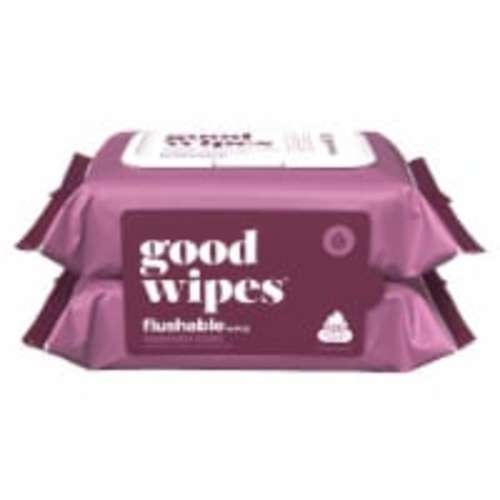 Goodwipes® Rosewater Hypoallergenic Flushable Wipes, 2 pk / 120 ct