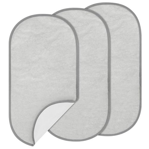 Accmor 3 Pack Waterproof Changing Pad Liners, Reusable Portable Diaper Changing Pad Covers