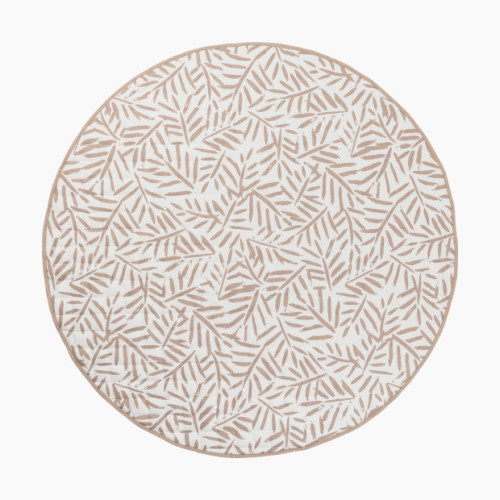 Snuggle Quilted Cotton Play Mat - Sea Shell