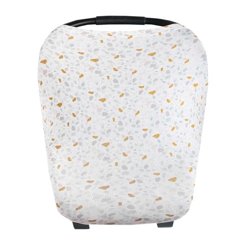 Copper Pearl Multi-Use Cover: Car Seat Covers, Nursing Cover, and Stroller Cover for Sun - Stretchy Fabric, All-Season Use, Stylish Designs, Easy Access for Moms - Arlo