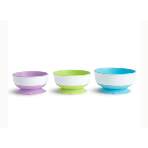 Stay Put Suction Bowls, 3pk | Munchkin
