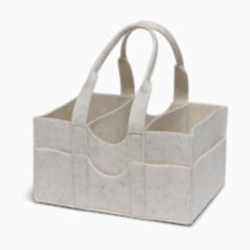 Sprucely Felt Diaper Caddy - Heather Ivory, Medium