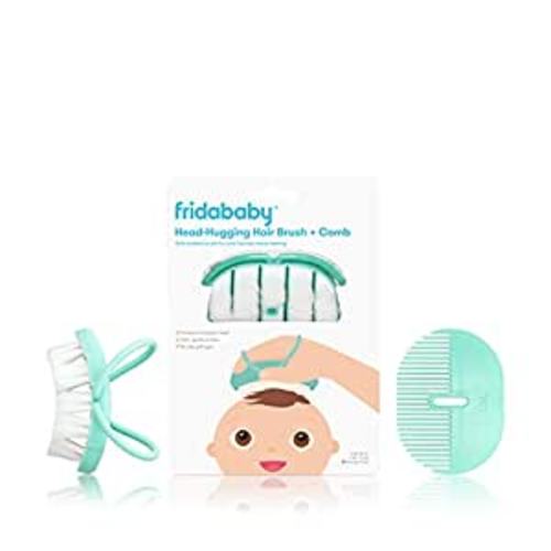 Amazon.com: Frida Baby Infant Head-Hugging Hairbrush + Styling Comb Set, from The Makers of NoseFrida : Beauty & Personal Care