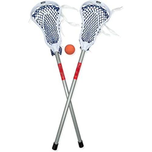 STX FiddleSTX Two Pack Mini Super Power with Plastic Handle and One Ball, 30-Inch,White/Grey
