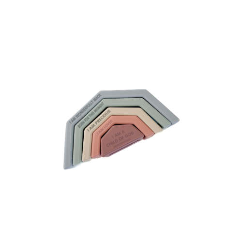Noah's Rainbow Silicone Stacking Toy – OUR HOUSE ABOVE
