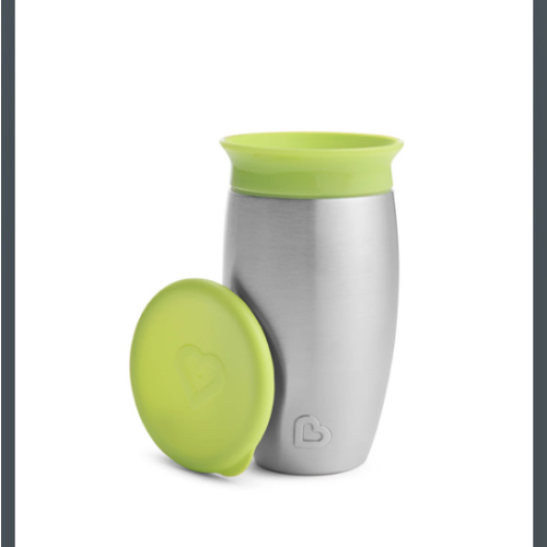 Miracle Stainless Steel 360° Sippy Cup, 10oz | Munchkin