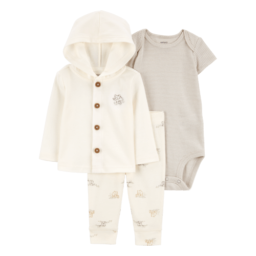 Baby 3-Piece Elephant Little Jacket Set