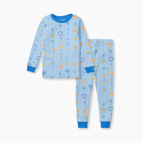 Burt's Bees Baby Toddler Hanukkah Joy Matching Family Pajama Set - 24 Months
