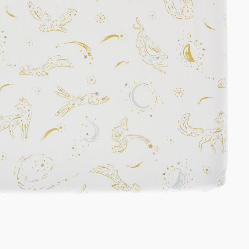 Pehr Brushed Organic Cotton Crib Sheet - Moondance