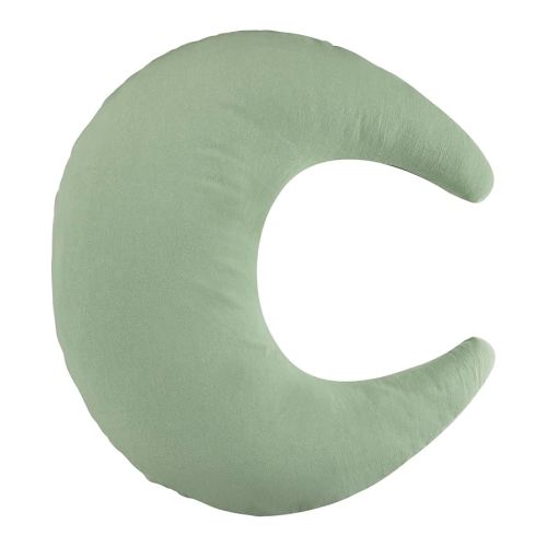 SWESEN Green Nursing Pillow Cover, Soft Removable Cover for Breastfeeding Pillows, Pillow Slipcover for Baby Boys and Girls, Comfortable & Breathable, Washable (Only Cover)
