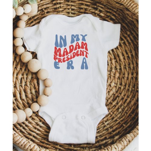 Feminist Baby Tee Onesie The Future is Female Madam President ERA