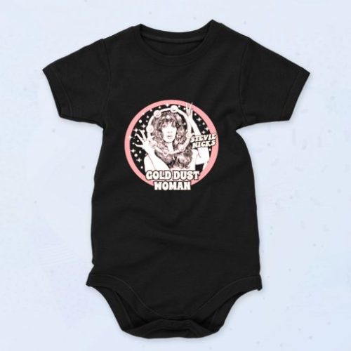 Stevie Nicks Gold Dust Woman Baby Onesies Style, Baby Clothes - 90sclothes.com