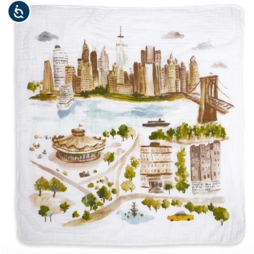 Organic Cotton Muslin Blanket - New York City