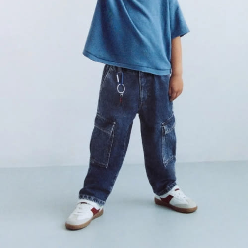 CARGO JEANS - Light blue | ZARA United States