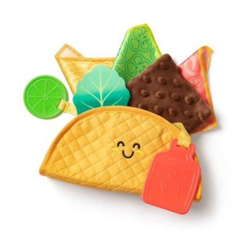 Melissa & Doug Multi-sensory Soft Taco Fill & Spill Infant Toy
