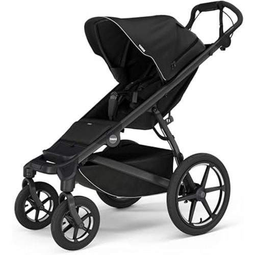 Thule Urban Glide 4-Wheel Single Child All-Terrain Stroller, Full-Suspension System, Air-Filled Tires, Upright seat with Adjustable Recline and Built-in Leg Rest, Baby Stroller